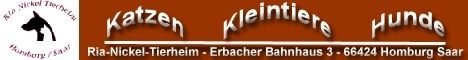 Ria-Nickel-Tierheim in Homburg/Saar Logo Ria-Nickel-Tierheim in Homburg/Saar